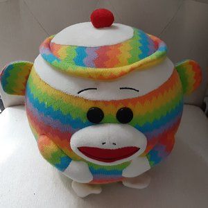 TY Beanie Ballz Sock Monkey